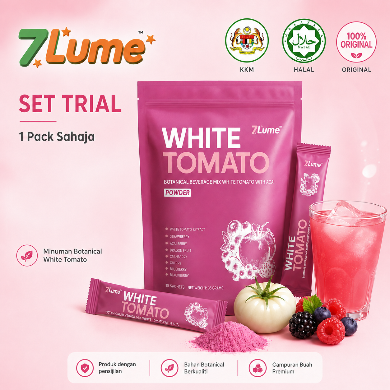 Set Trial White Tomato
